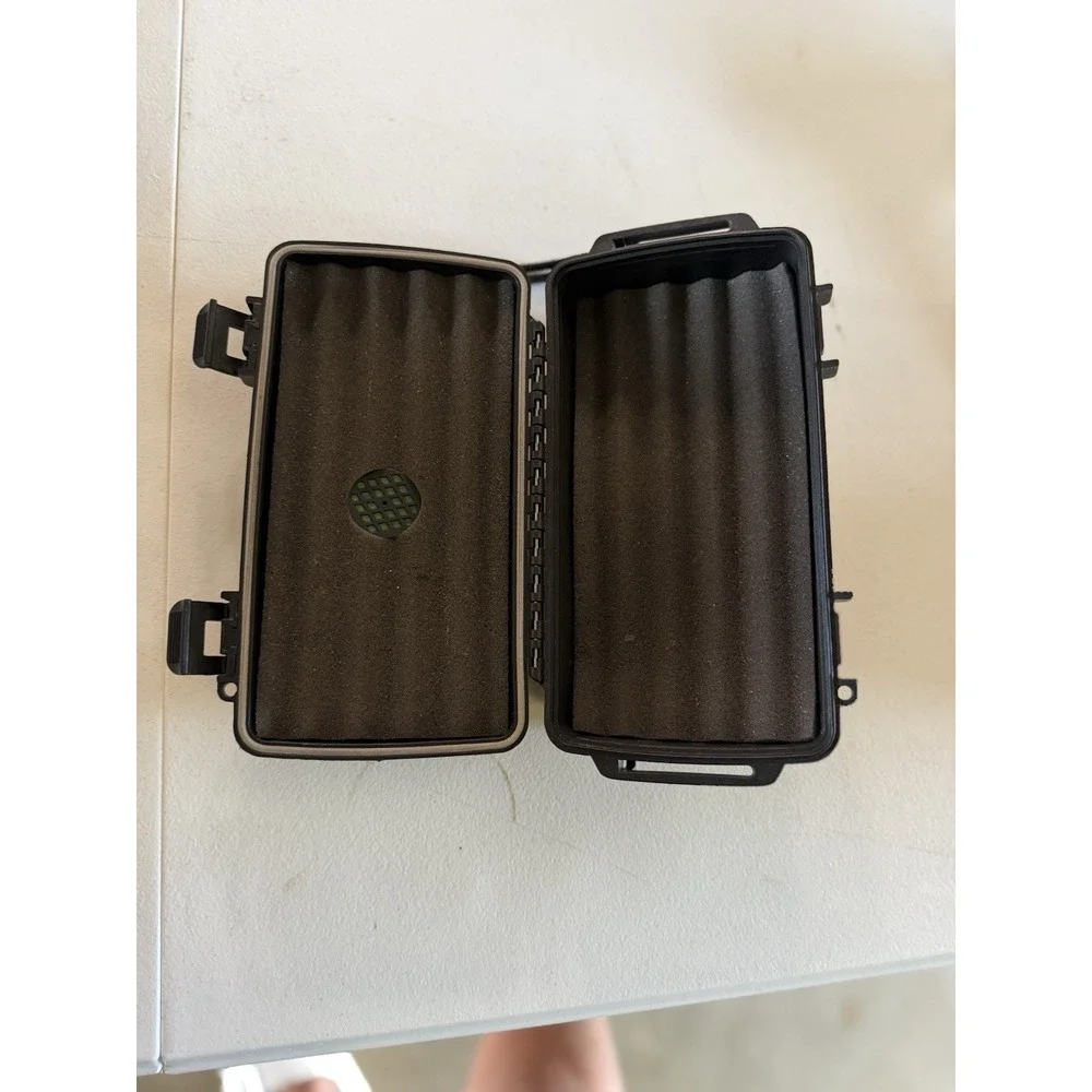HERF-A-DOR by Humi-Care Travel Cigar Humidor Case - Black